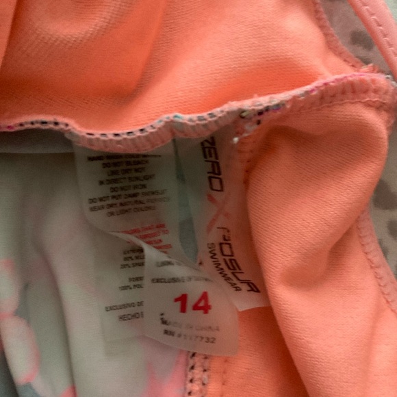 ZeroXposur Big Girls Floral 3pc Tankini Set Skirt - Picture 2 of 7